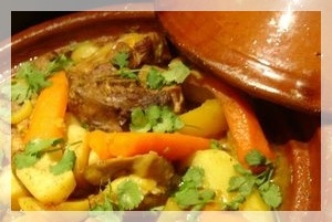 Moroccan cooking class : VEGETABLES AND MEAT TAJINE